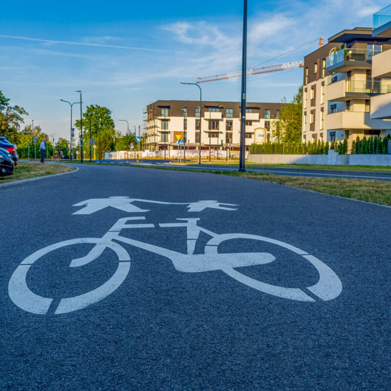 Zdjęcie - Ścieżka rowerowa przy osiedlu Nowy Sikornik