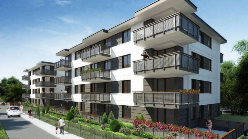 Wizualizacja - budynek Royal Apartamenty