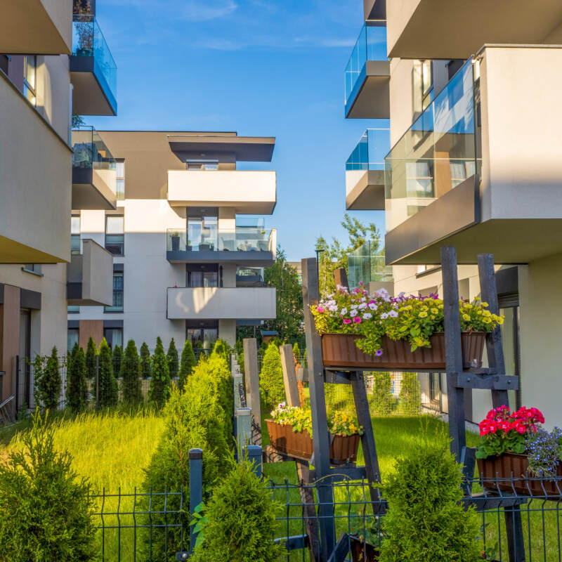 Zdjęcie - mieszkania z ogrodem na terenie osiedla Nowy Sikornik