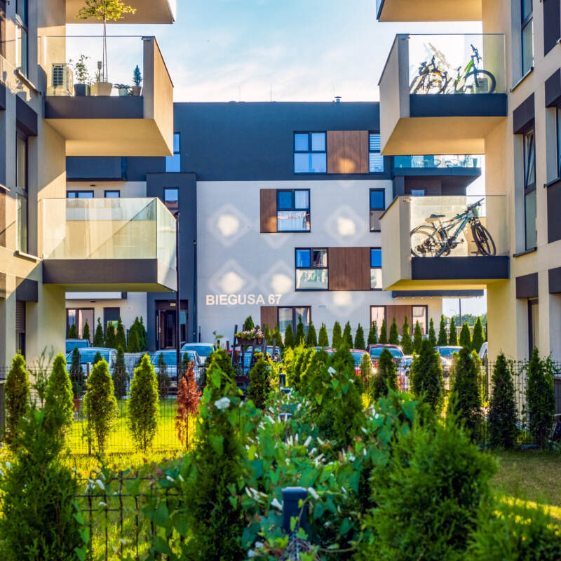 Zdjęcie - mieszkania z ogrodem na terenie osiedla Nowy Sikornik