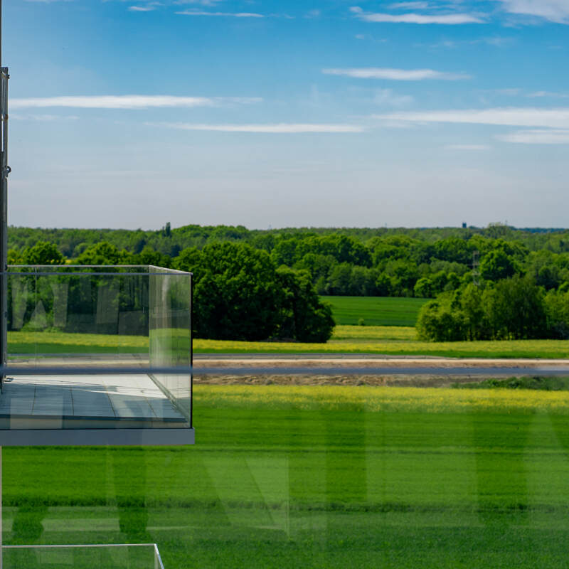 Zdjęcie - Budynki osiedla Nowy Sikornik - widok z balkonu